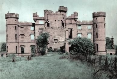 Eglinton Castle in the 1950s
