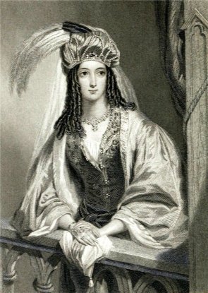 Rebecca illustrtated in Heath's Book of Beauty, 1852